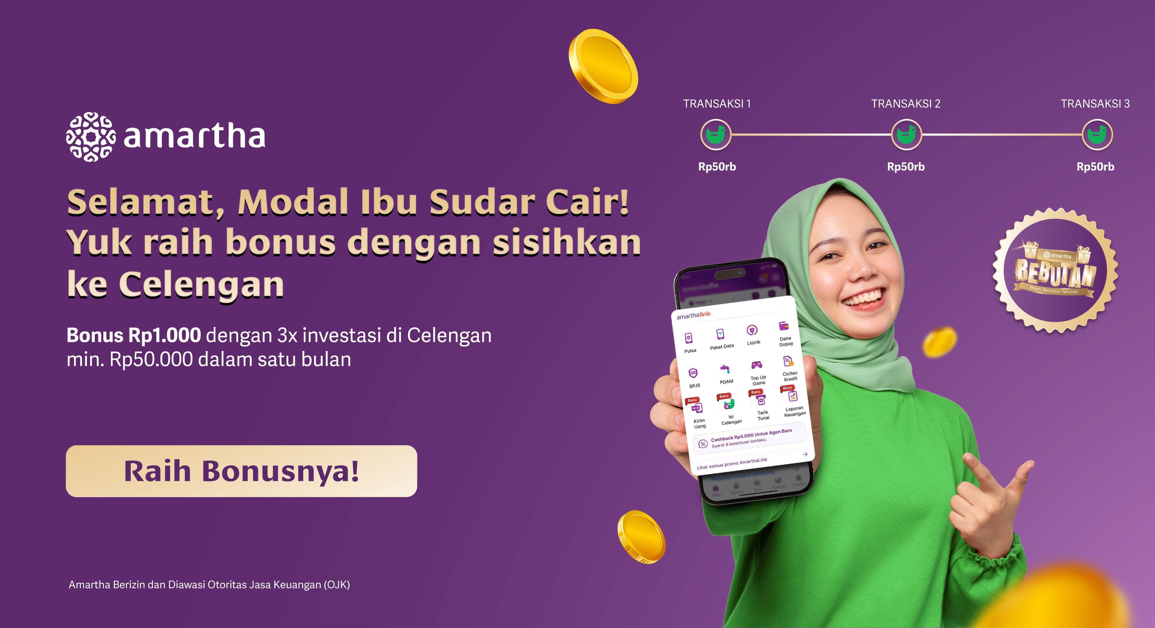 Modal Sudah Cair, Yuk Mulai Sisihkan Hasil Usaha ke Celengan! 💜