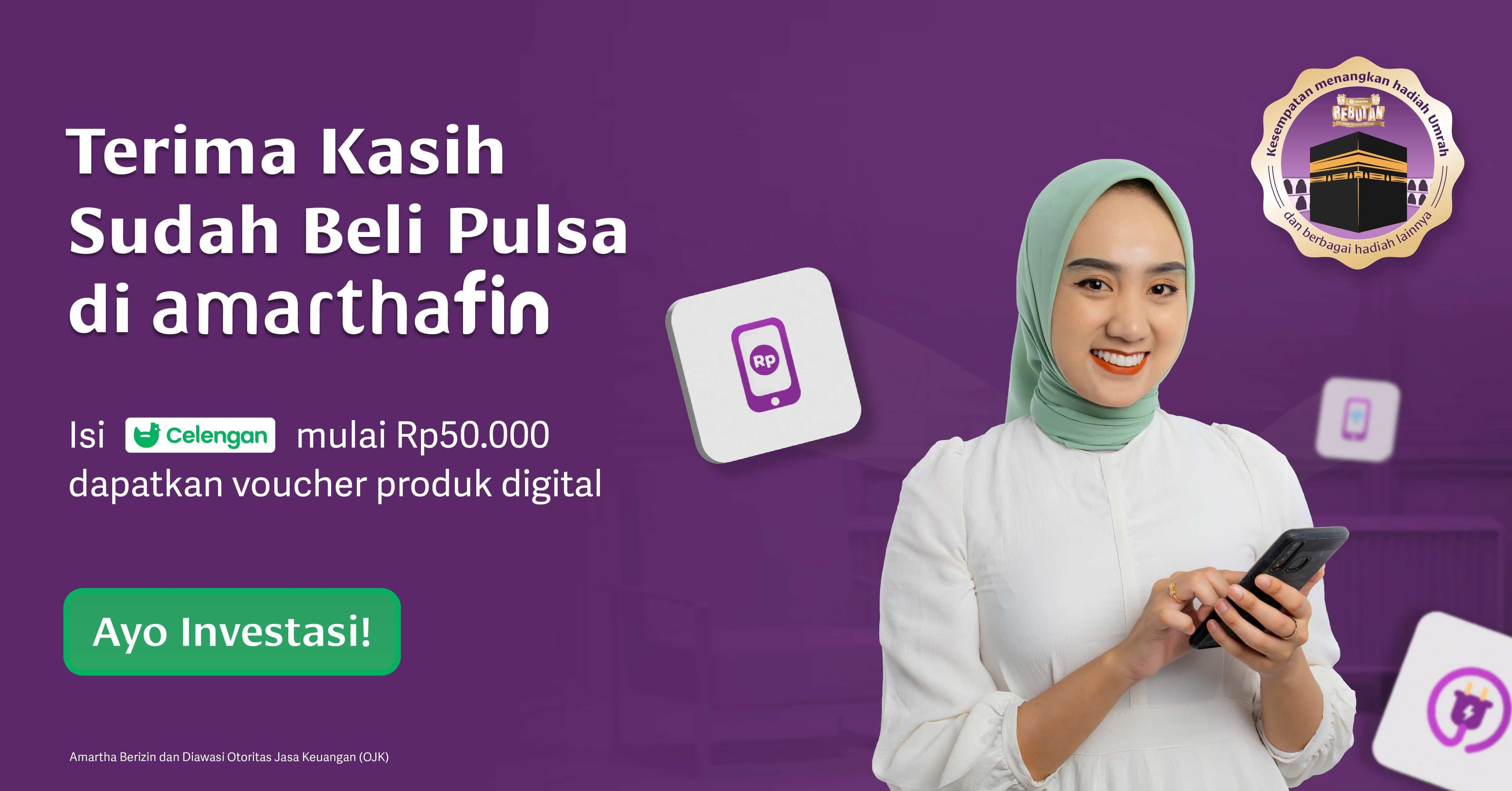 Isi Celengan di Aplikasi AmarthaFin, Dapat Voucher PPOB!