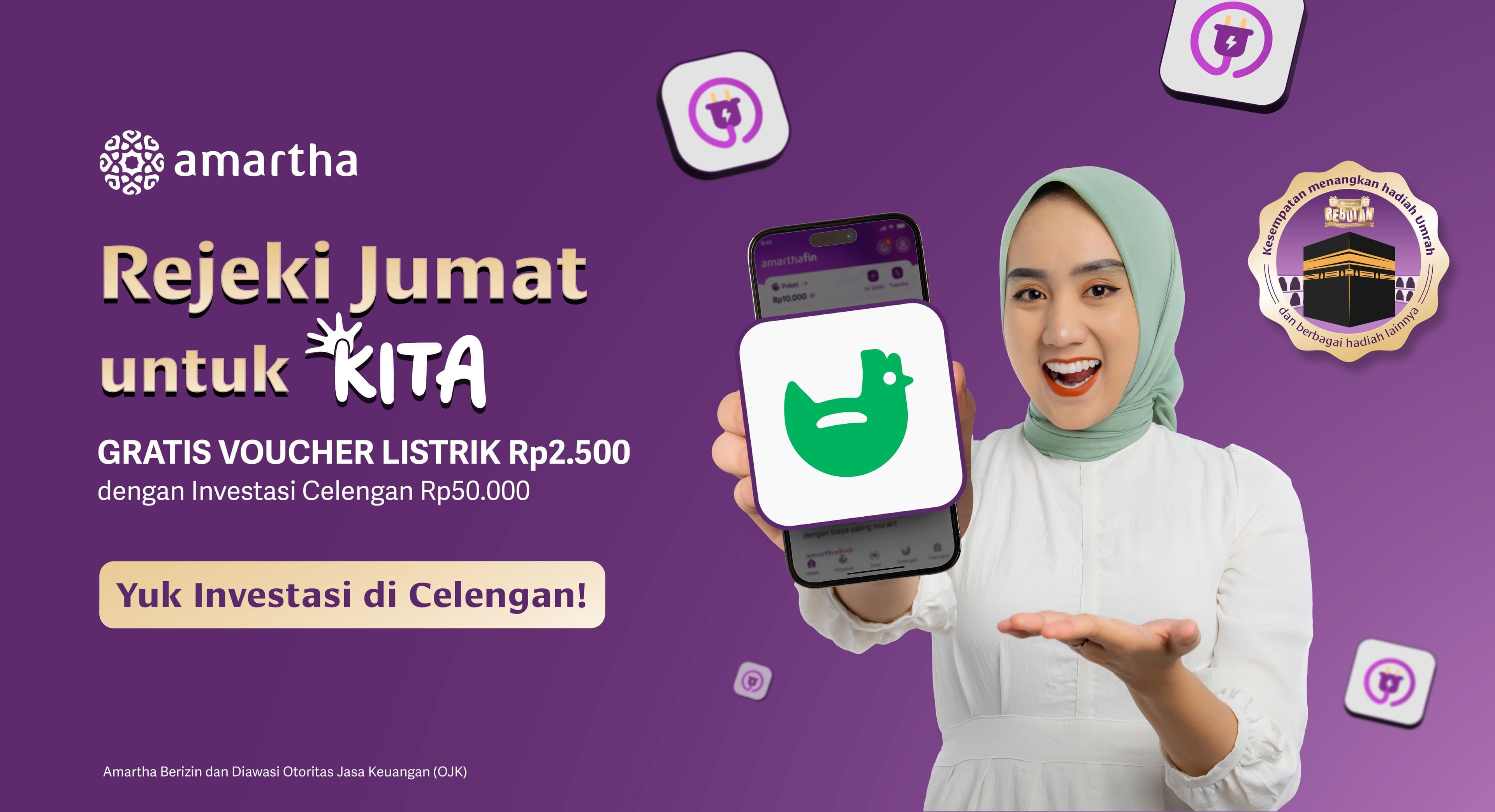 Jumat Cuan: Top Up Celengan Hari Jumat, Dapat Voucher Token Listrik!