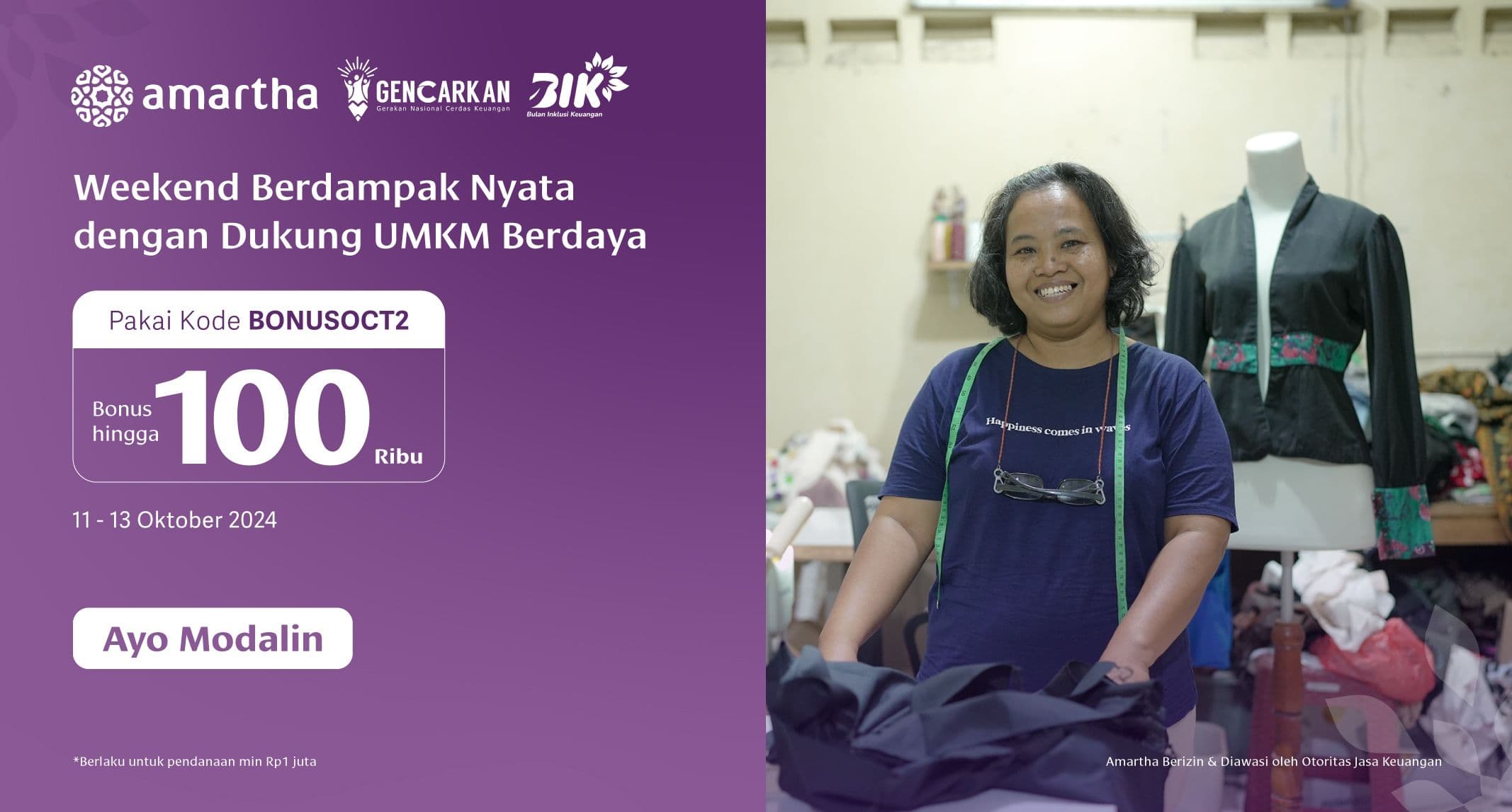 Weekend Berdampak Nyata dengan Dukung UMKM Berdaya