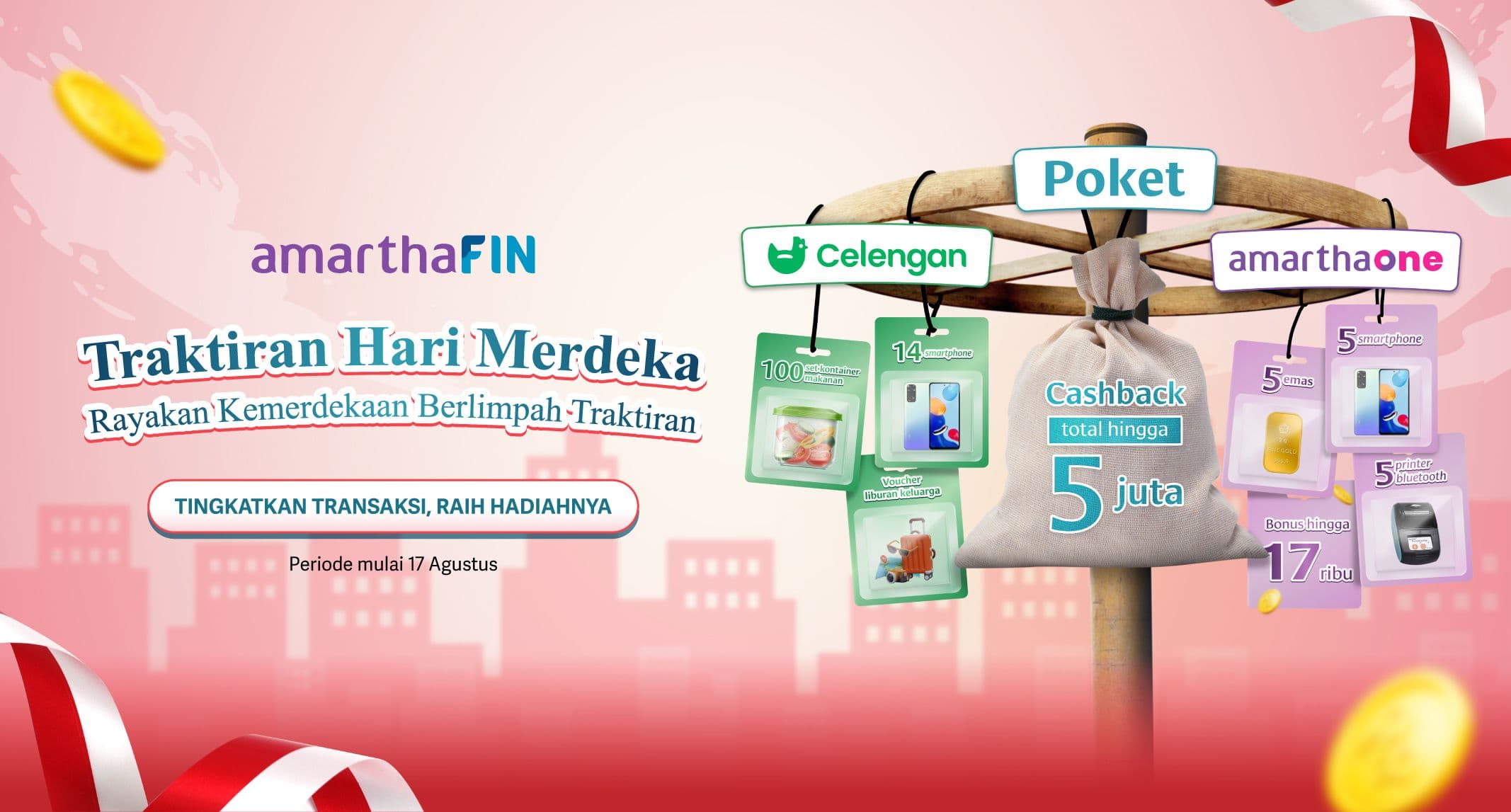Rayakan Kemerdekaan Dengan Traktiran Hari Merdeka