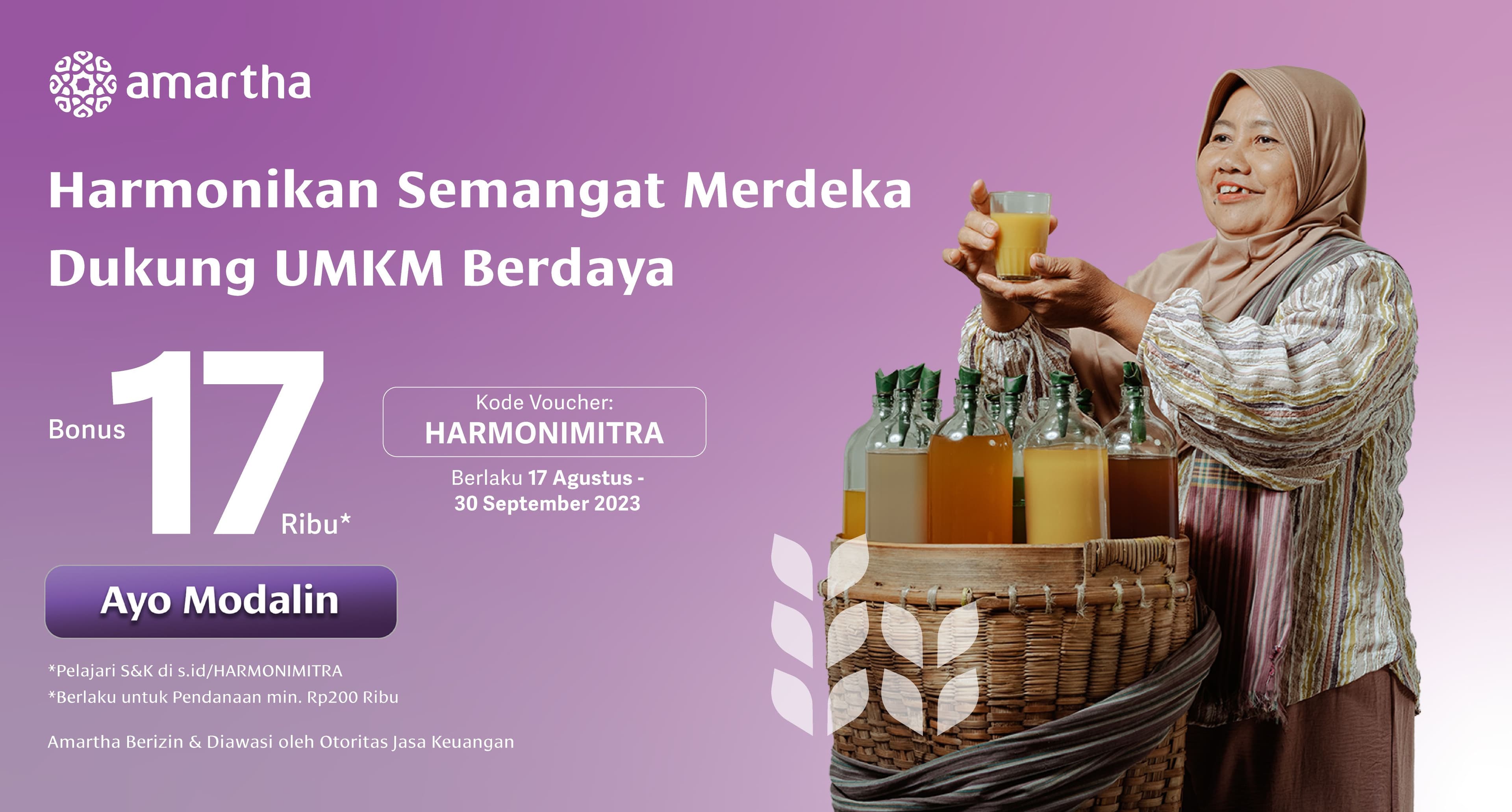 Berharmoni Bersama Amartha, Tumbuhkan Jutaan Kebaikan
