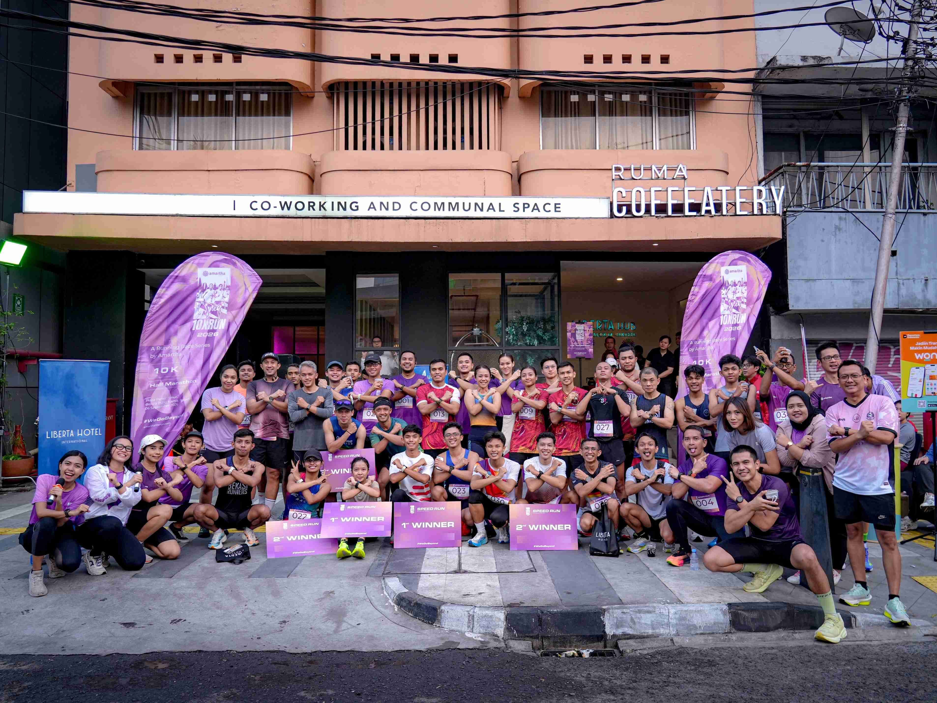 Menuju Amartha 10X Run, Seratus Pelari Berburu Catatan Waktu Terbaik Lewat Speed Run