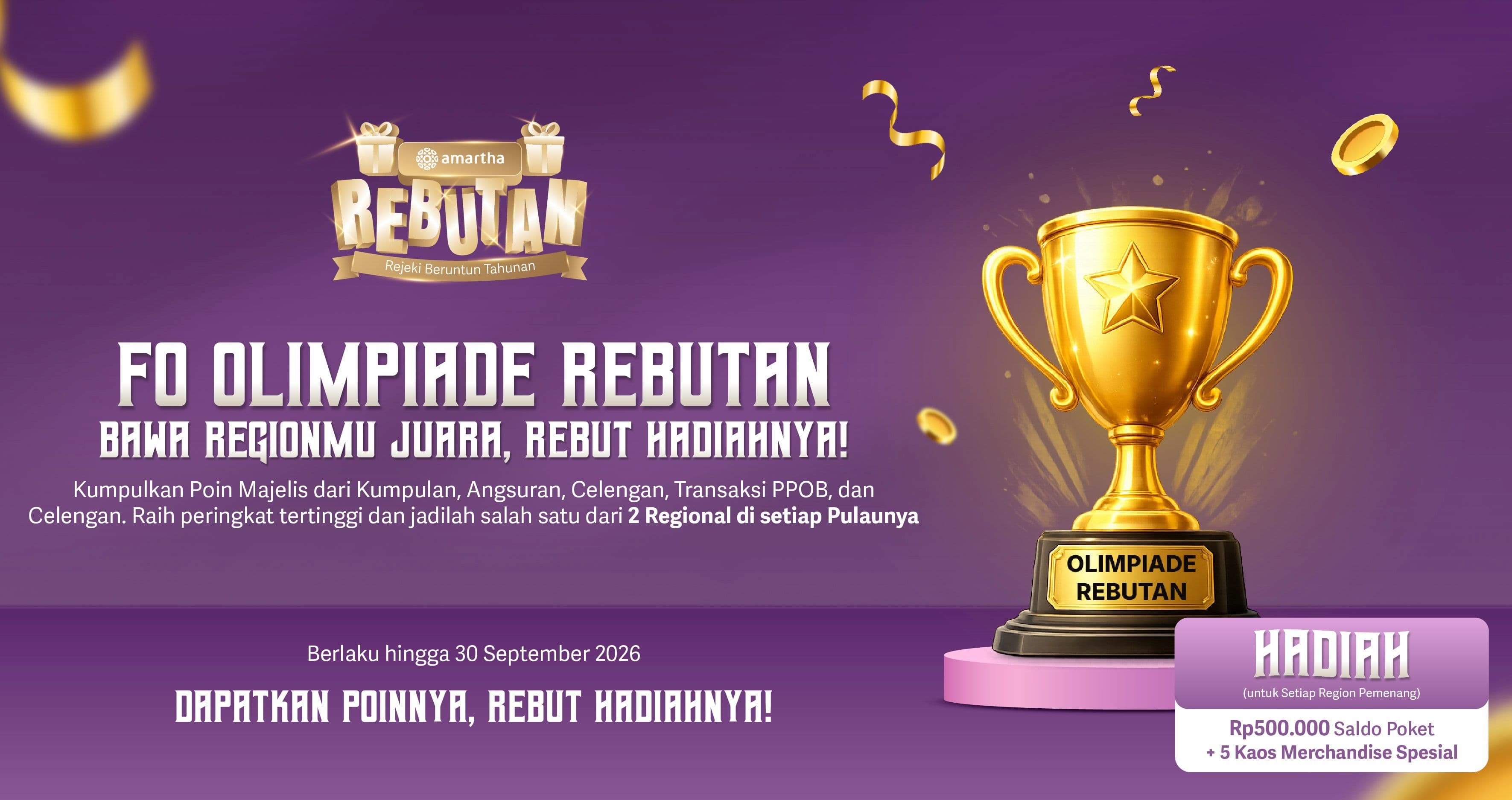 Olimpiade Field Office Amartha. Program Rebutan: Bawa Region Kamu Jadi Juara!