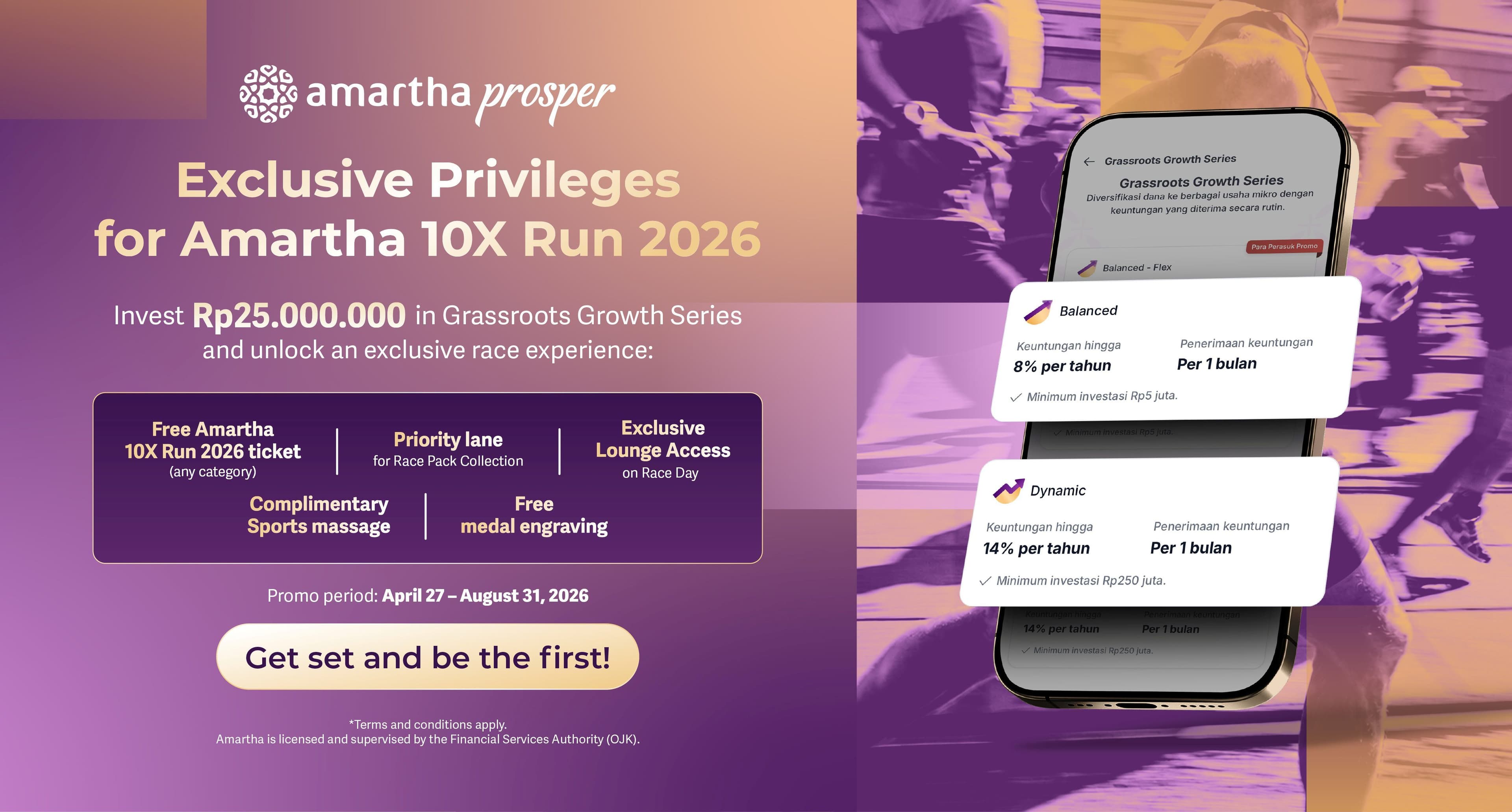 Amartha 10X Run 2026 Bersiap untuk Dibuka: Nikmati Priority Access dengan Investasi di Amartha Prosper Grassroots Growth Series