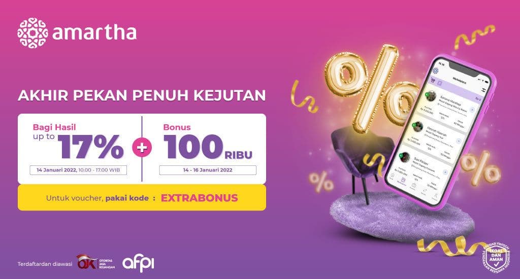 Akhir Pekan Banyak Kejutan di Amartha. Ayo Modalin!