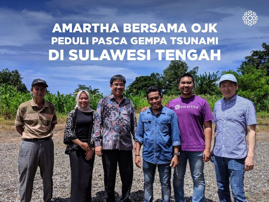 Amartha bersama OJK Peduli Pasca Gempa Tsunami di Sulawesi Tengah