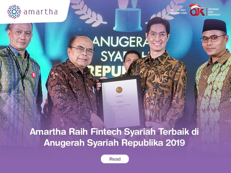Amartha Raih Fintech Syariah Terbaik di Anugerah Syariah Republika 2019