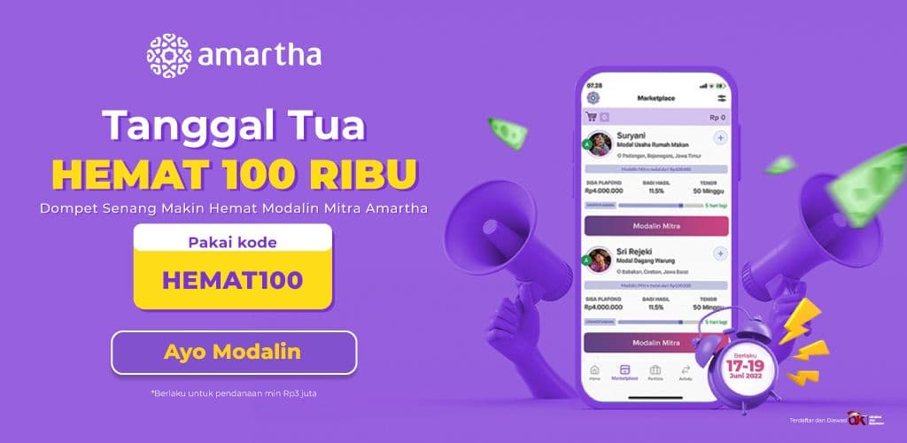 Anti Seret di Tanggal Tua! Modalin Sekarang Hemat 100.000