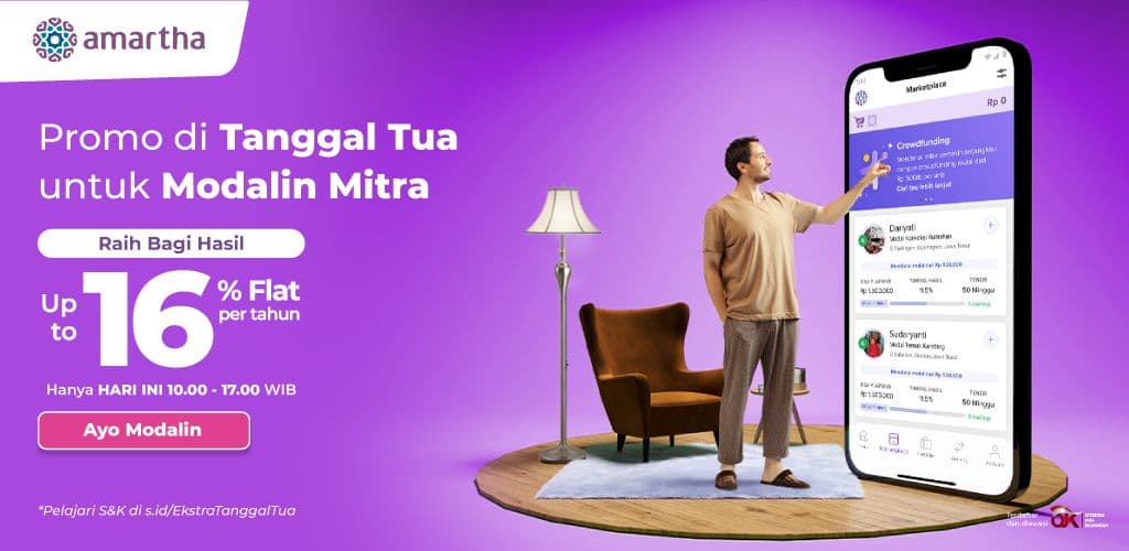 Anti Tanggal Tua! Bonus Spesial Bagi Hasil Hingga 16% Flat