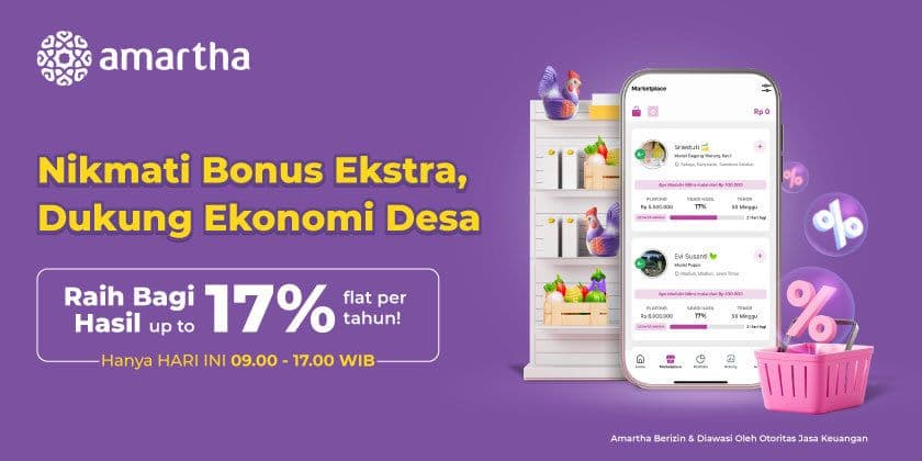Bonus Extra 17% Flat Untuk Dukung Ekonomi Desa!