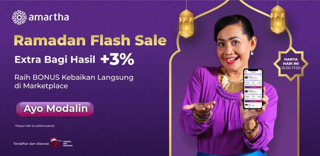 Bonus Langsung 3 Persen Untuk Si Penebar Kebaikan. Ayo Modalin!