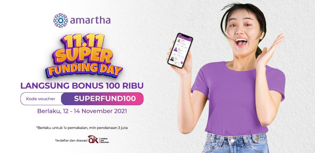 Bonus Pendanaan 100 Ribu di Super Fund Day. Mau?