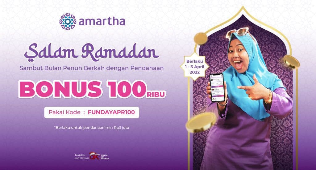 Bonus Pendanaan 100 Ribu Sambut Ramadan. Ayo Modalin!