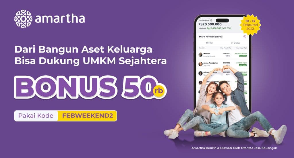 Bonus Pendanaan Rp50.000, Makin Semangat Dukung UMKM Sejahtera!