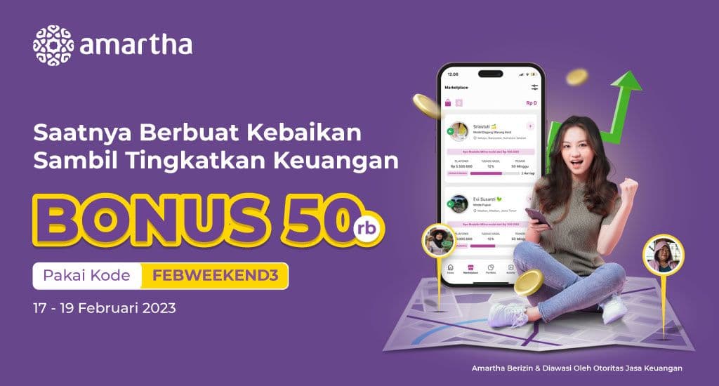 Bonus Pendanaan Rp50.000, Pasti Maksimal Modalin Mitra!