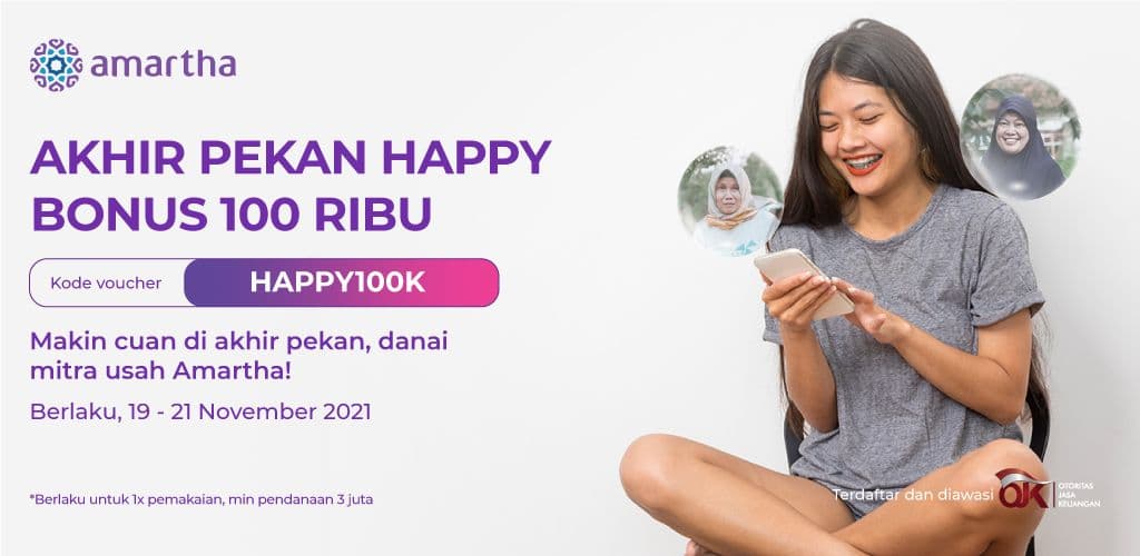 Cuan 100 Ribu di Akhir Pekan. Danai Mitra Amartha Aja!
