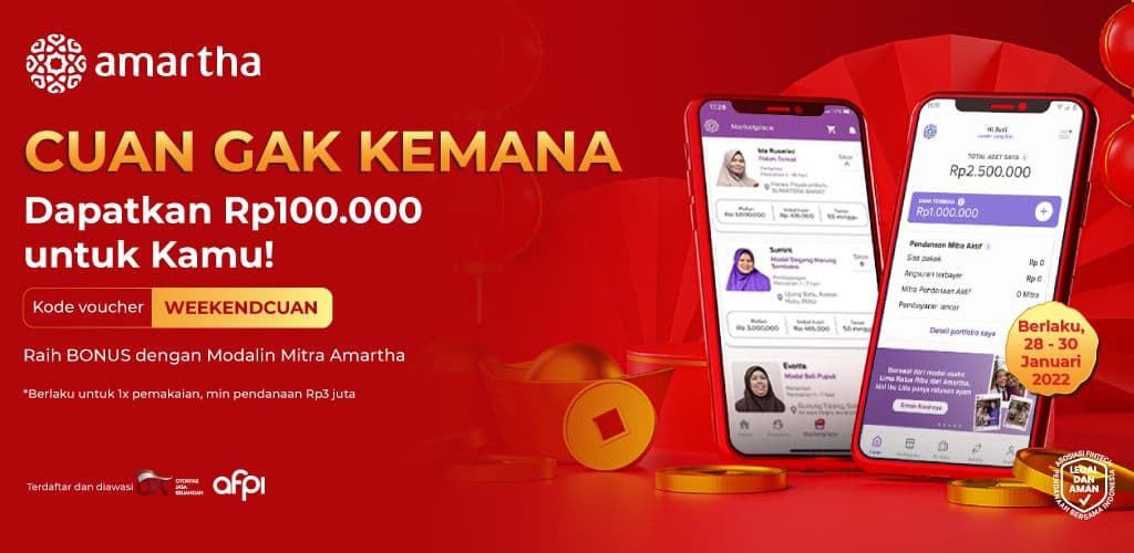 Cuan Gak Kemana Dengan Bonus 100 Ribu. Modalin Mitra Sekarang!