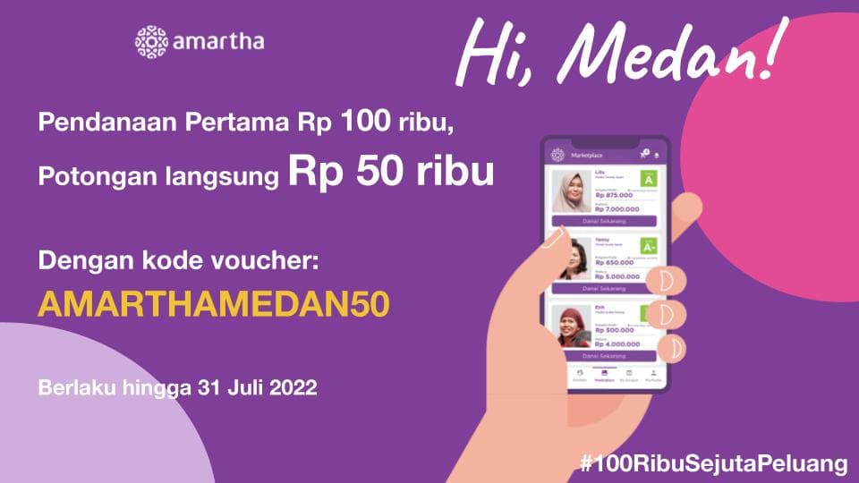Cuan Medan! Extra Potongan Rp50.000 Saat Modalin UMKM