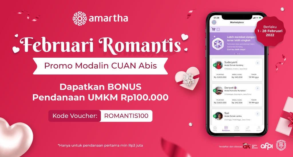 Februari Cuan Abis Dengan Modalin Mitra Amartha. Daftar Sekarang!