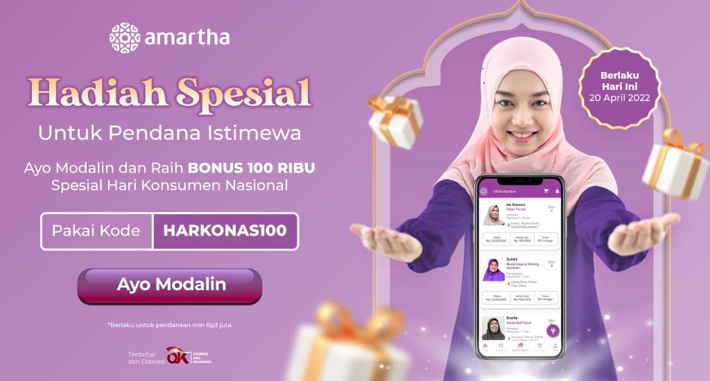 Hadiah Spesial Untuk Pendana Istimewa. Ayo Modalin!