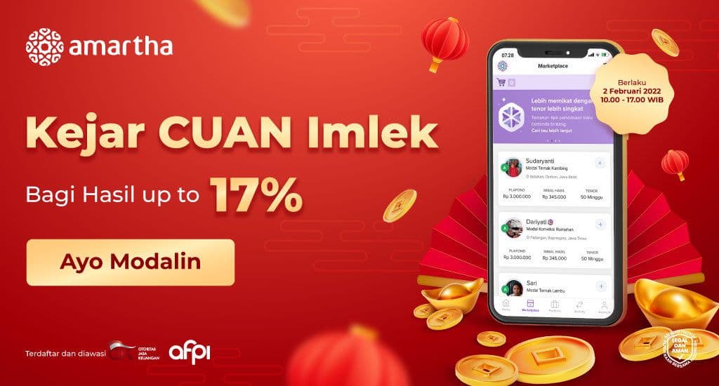 Hari Ini Aja Cuan Imlek Extra Sampai 17%. Ayo Modalin!