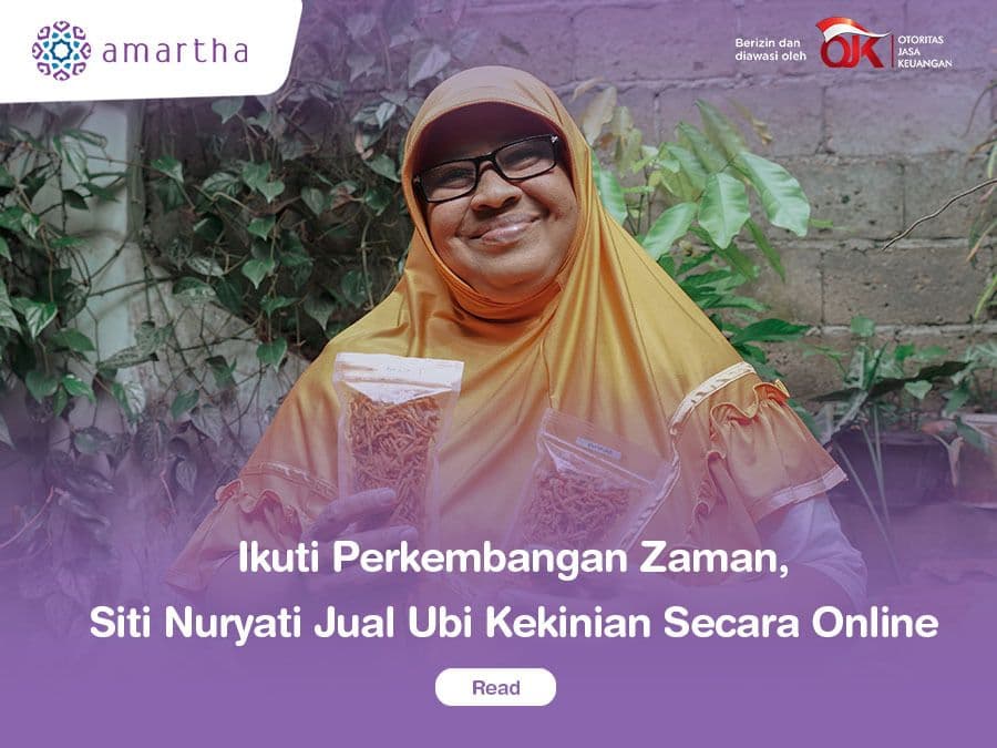 Ikuti Perkembangan Zaman, Siti Nuryati Jual Ubi Kekinian Secara Online