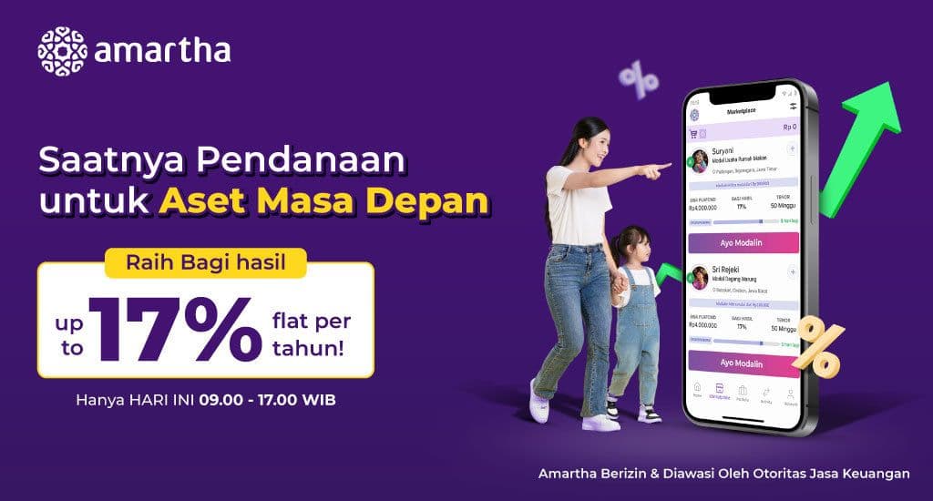 Kembangkan Aset, Jaminan Masa Depan. Raih Bonusnya Hingga 17% Flat!