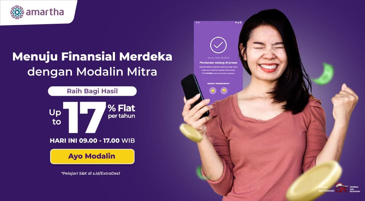 Menuju Finansial Merdeka Pakai Bonus Hingga 17% Flat Spesial Hari Selasa!