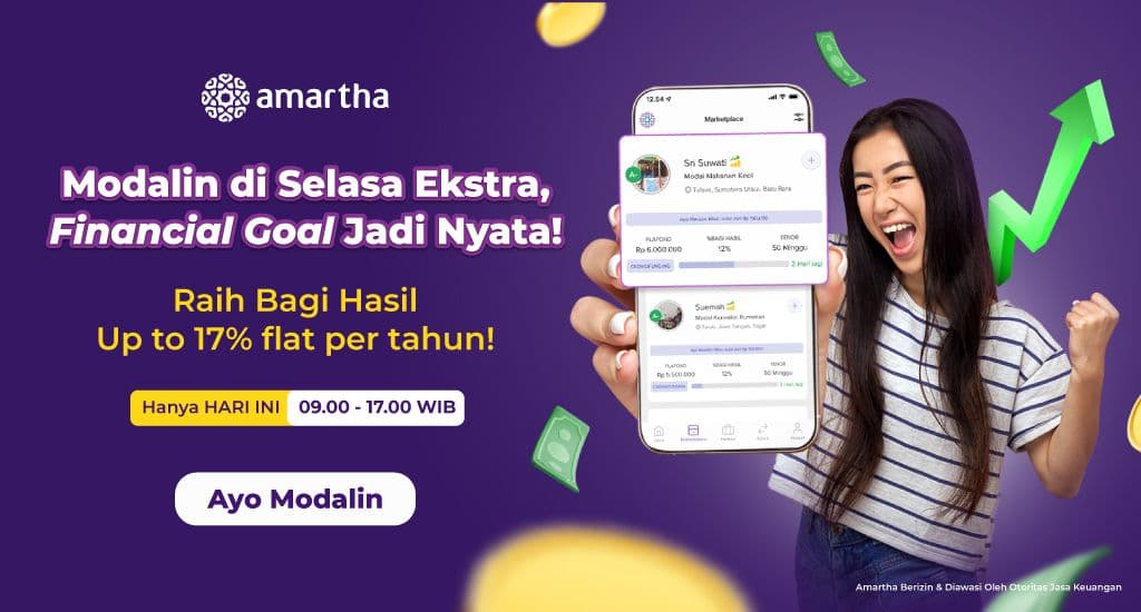Modalin di Selasa Extra, Bonus Nyata Hingga 17% Flat!