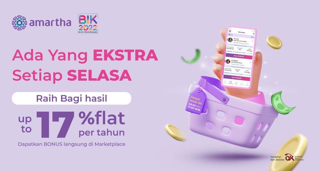Pasti EKSTRA! Bonus Bagi Hasil Hingga 17% Flat. Ayo Modalin!