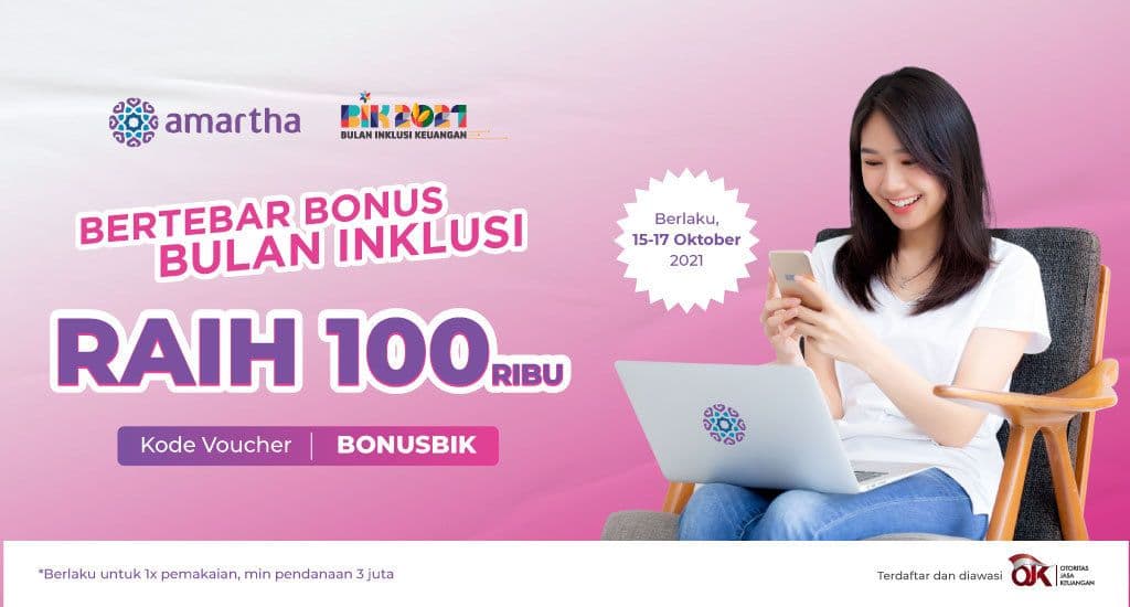 Promo Amartha Bonus 100 Ribu Cuankan Akhir Pekan
