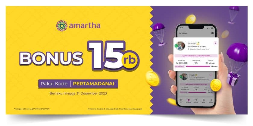 Saatnya Modalin UMKM di Amartha, Nikmati Bonus Pendanaan Pertama!