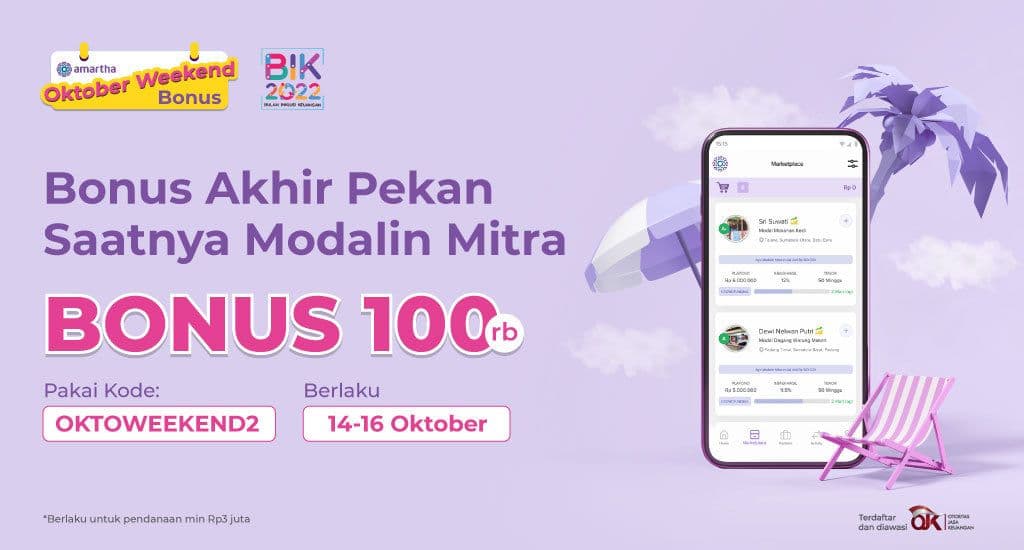 Sambut Akhir Pekan Dengan BONUS Rp100.000 Untuk Semua Kawan!