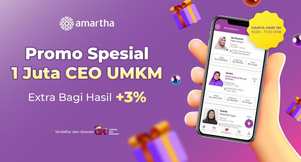 Satu Juta Peluang Cuan dengan Bonus Extra 3 Persen. Ayo Modalin