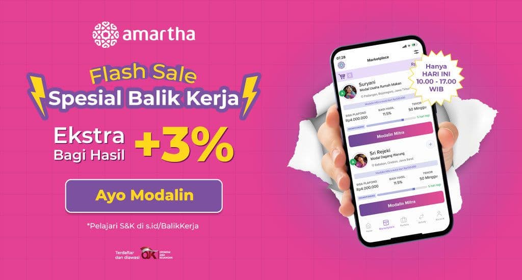 Semangat Balik Kerja Dengan Bonus Ekstra 3 Persen. Ayo Modalin!