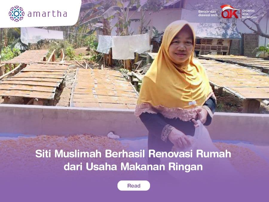 Siti Muslimah Berhasil Renovasi Rumah dari Usaha Makanan Ringan