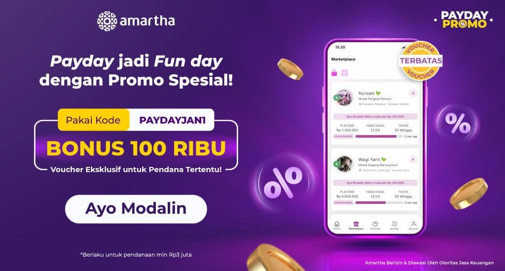 Super Fun-day! Promo Gajian Rp100.000 Eksklusif Buatmu