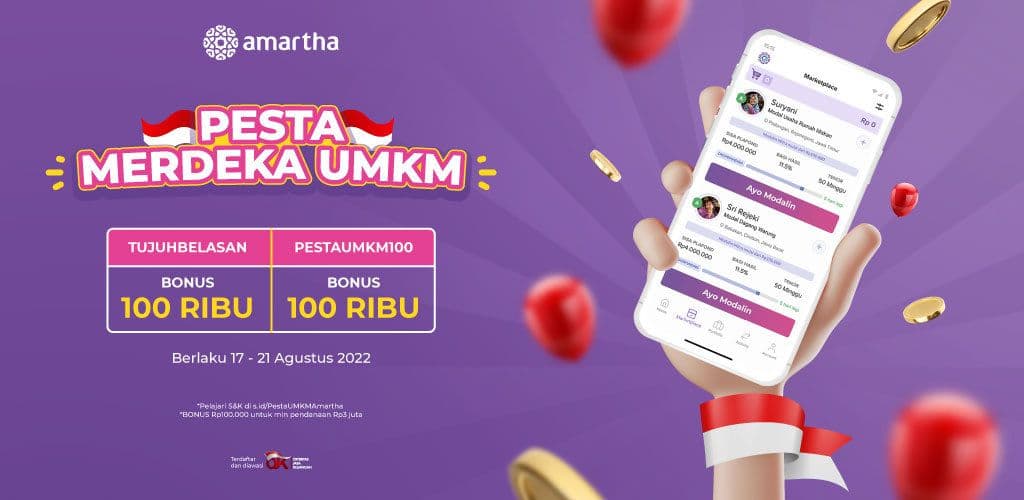 UMKM Amartha Berjaya, Merdeka Finansial Di Depan Mata!
